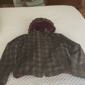 US size 6 Barbour waxed jacket, vest combination jacket